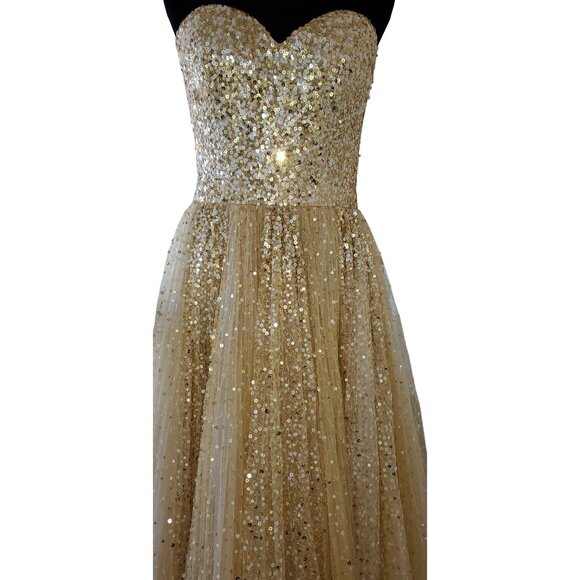 Wow Luxurious Couture Designer Evening Party Prom Glamorous Ballgown Gown Dress - Picture 4 of 16